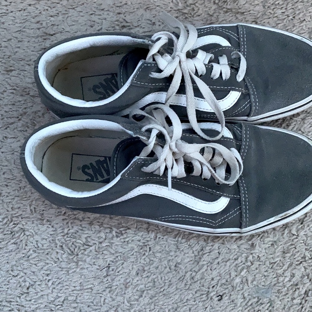 Gray Vans size 8.5